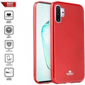 Goospery silikoninis dėklas - raudonas (Galaxy Note 10 Plus)
